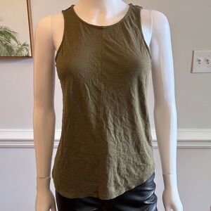 Banana Republic Khaki Green Tank Top